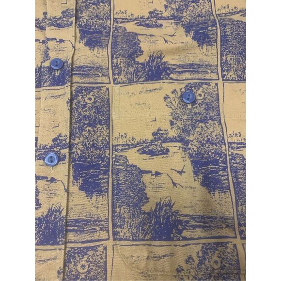 Vintage Levi's Patterned Button Down Top - Picture 4 of 8